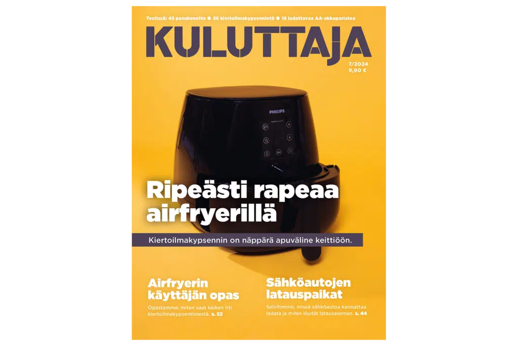 Kuluttaja-lehti 7/2024.